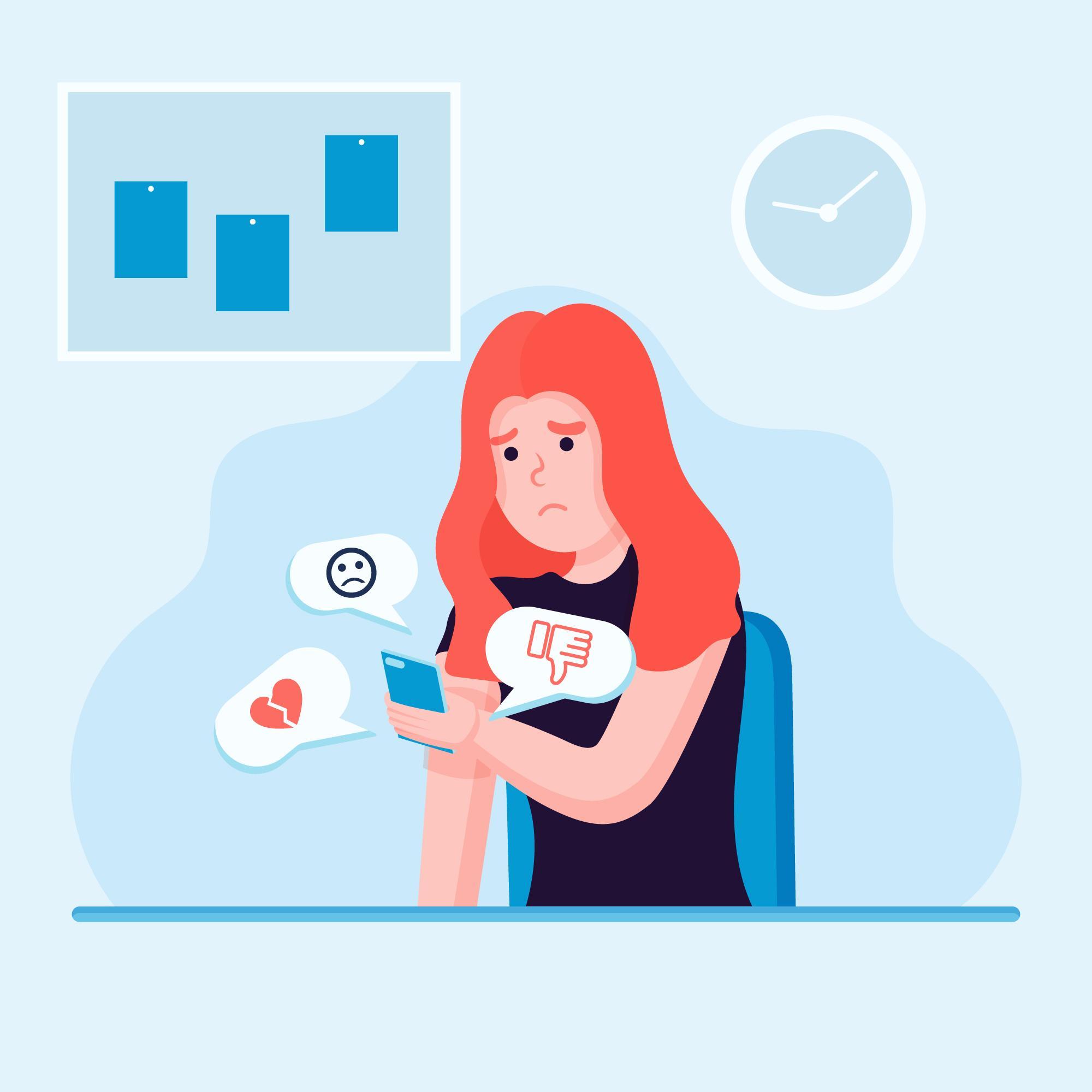 Impacto emocional de las redes sociales en la autoestima y la ansiedad