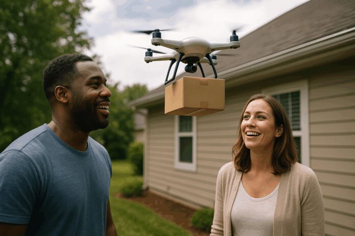 Avance en la tecnología de drones para hacer entregas