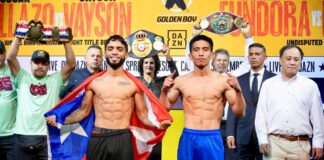 El púgil boricua expondrá sus títulos de la OMB y de la AMB ante el filipino Jayson Vayson este sábado en California